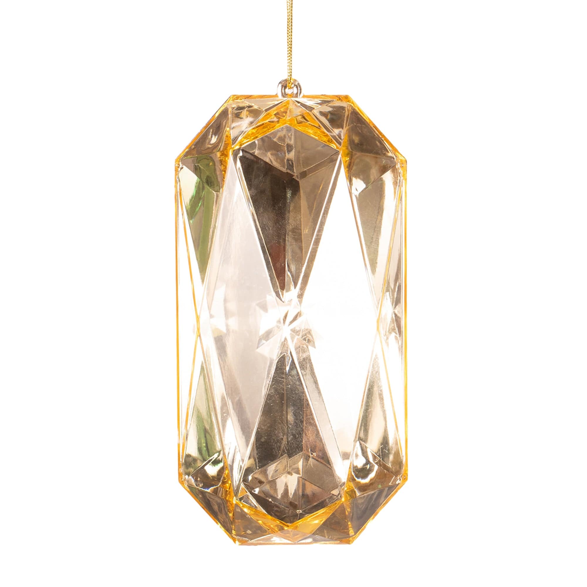 Gold Acrylic Jewel Ornament (22cm)