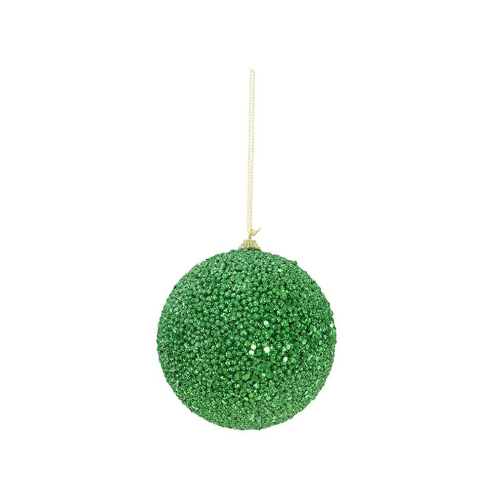 Sequin Glitter Bauble Asst (12cm)