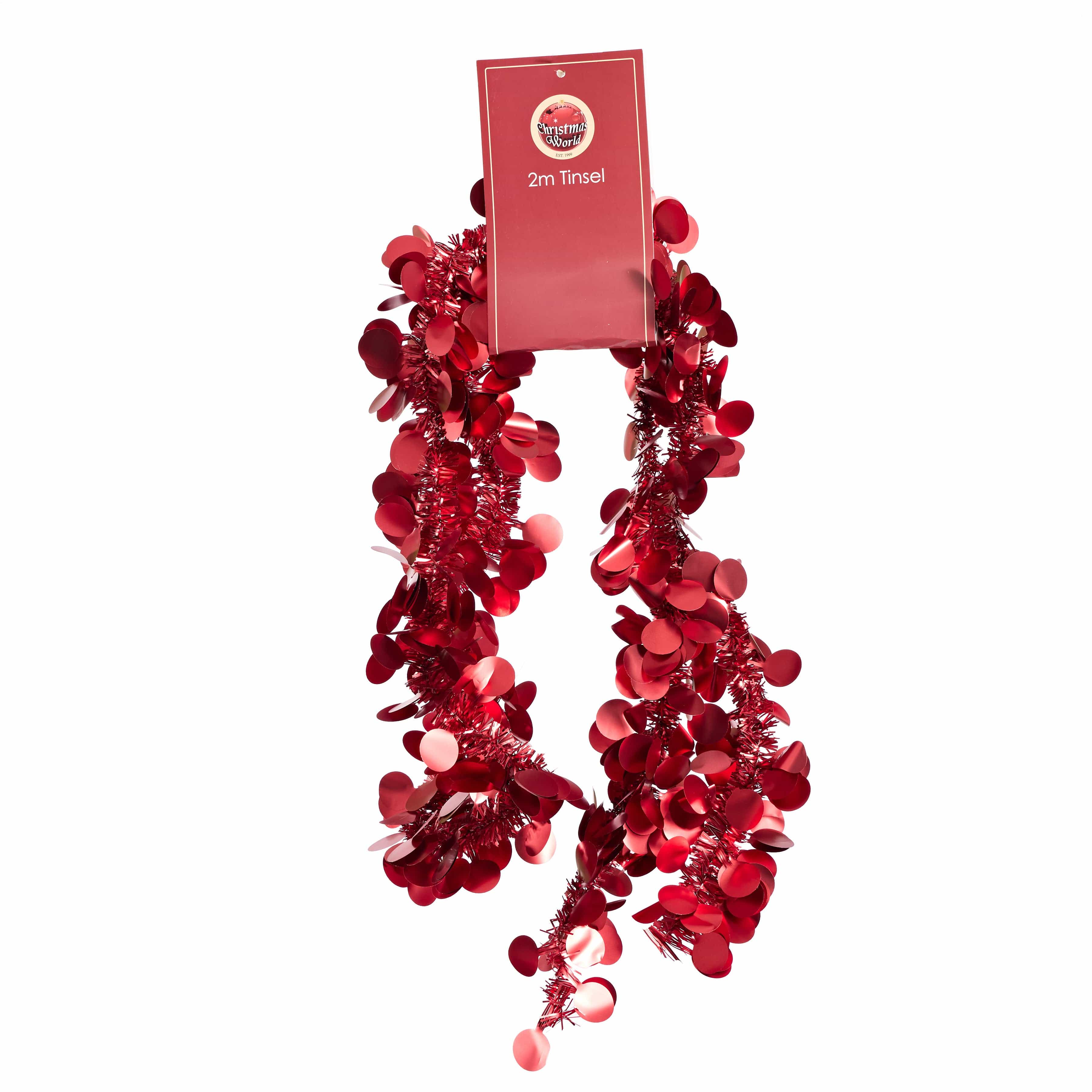 Bauble Cut Tinsel (2m)