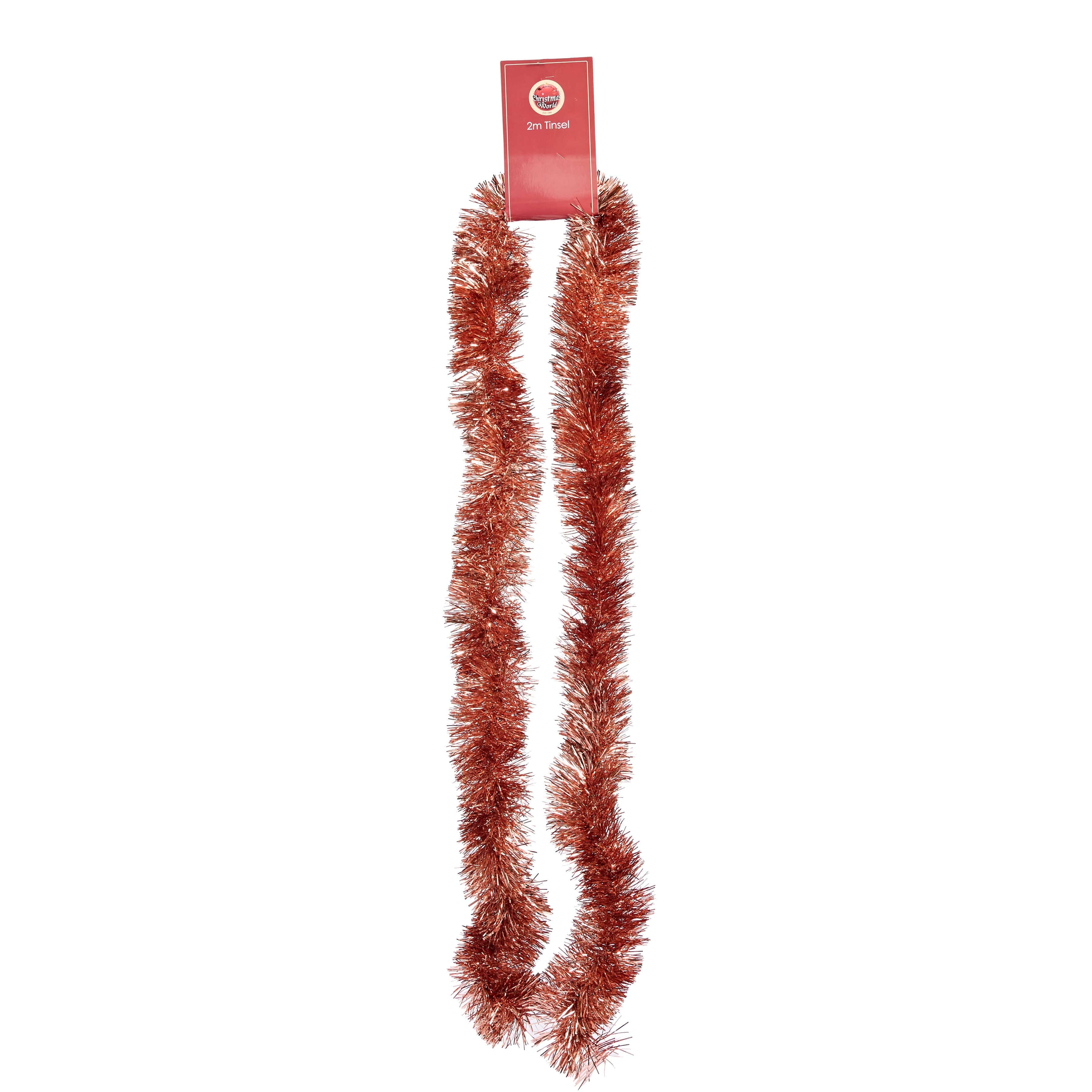 Rose Gold Tinsel (2m)