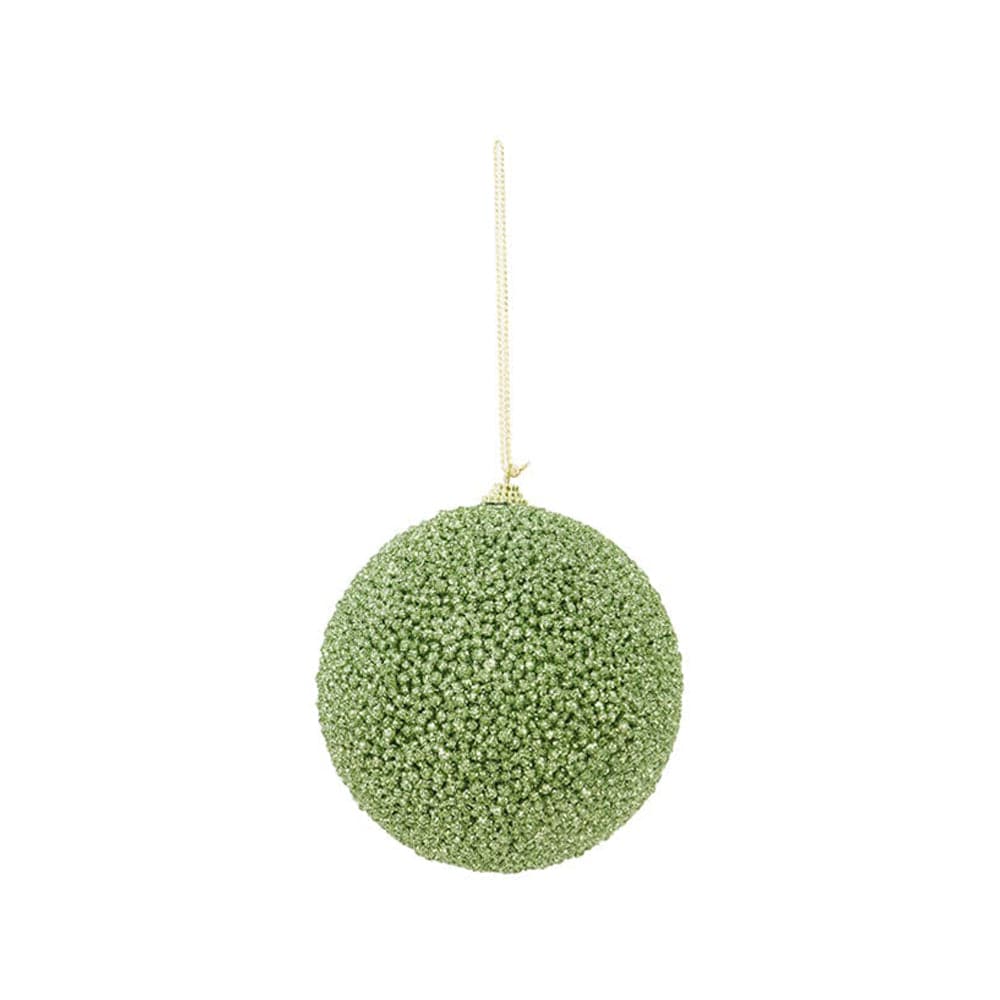 Sequin Glitter Bauble Asst (12cm)