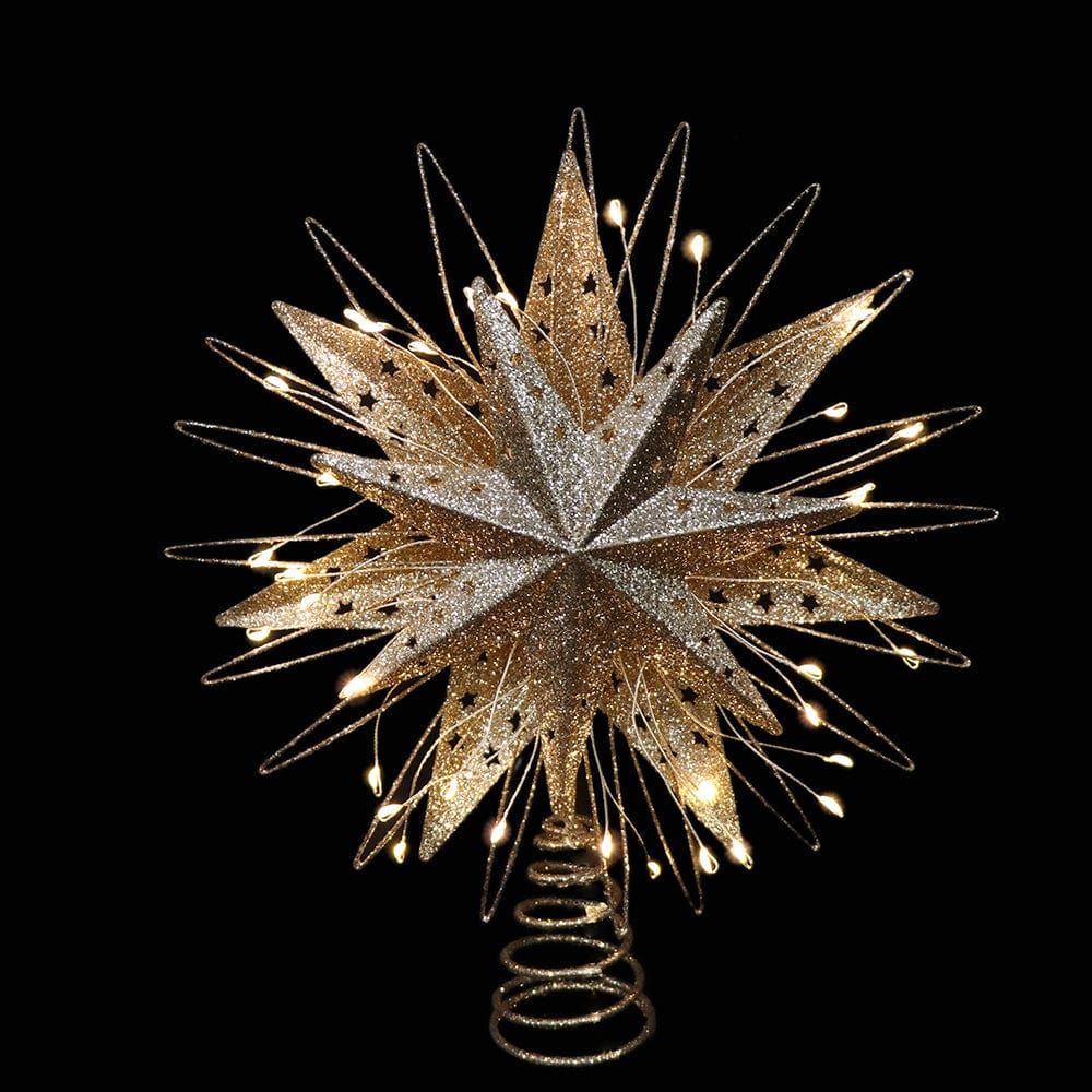 B/O Brilliant Silver Star Topper