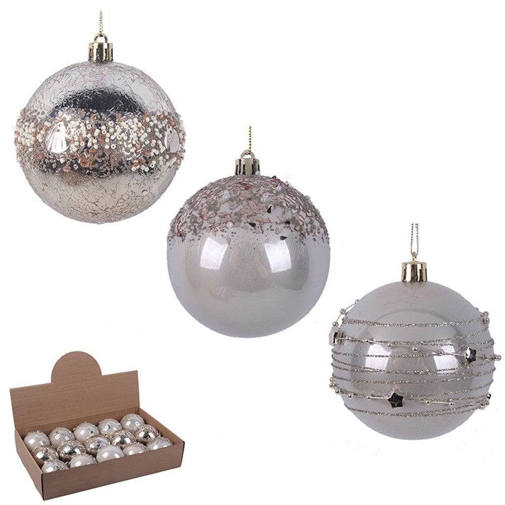 Ivory Baubles 3 Asst (8cm)