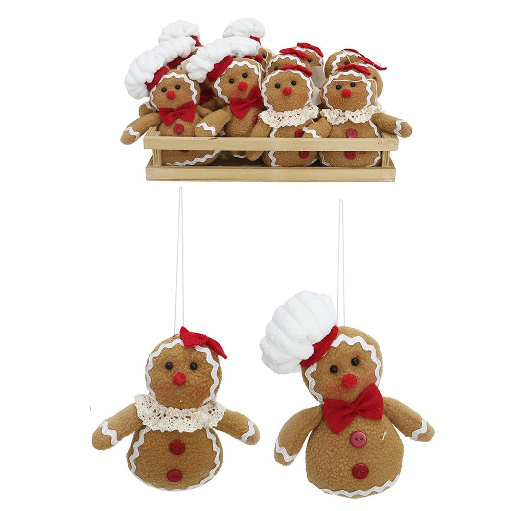 Gingerbread Mini Figures in Baking Tray Asst